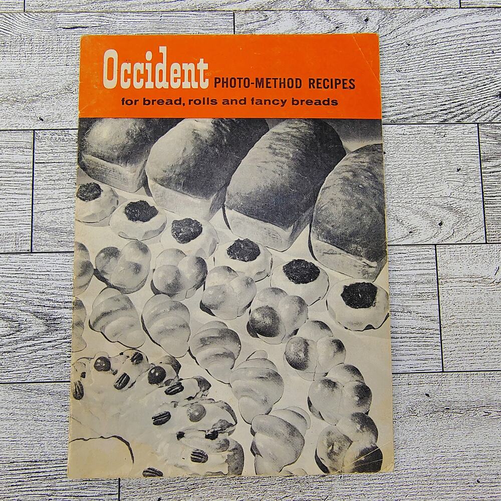 Occident King Midas Photo-Method Recipes Bread Rolls Fancy Bread Cookbook Booklt